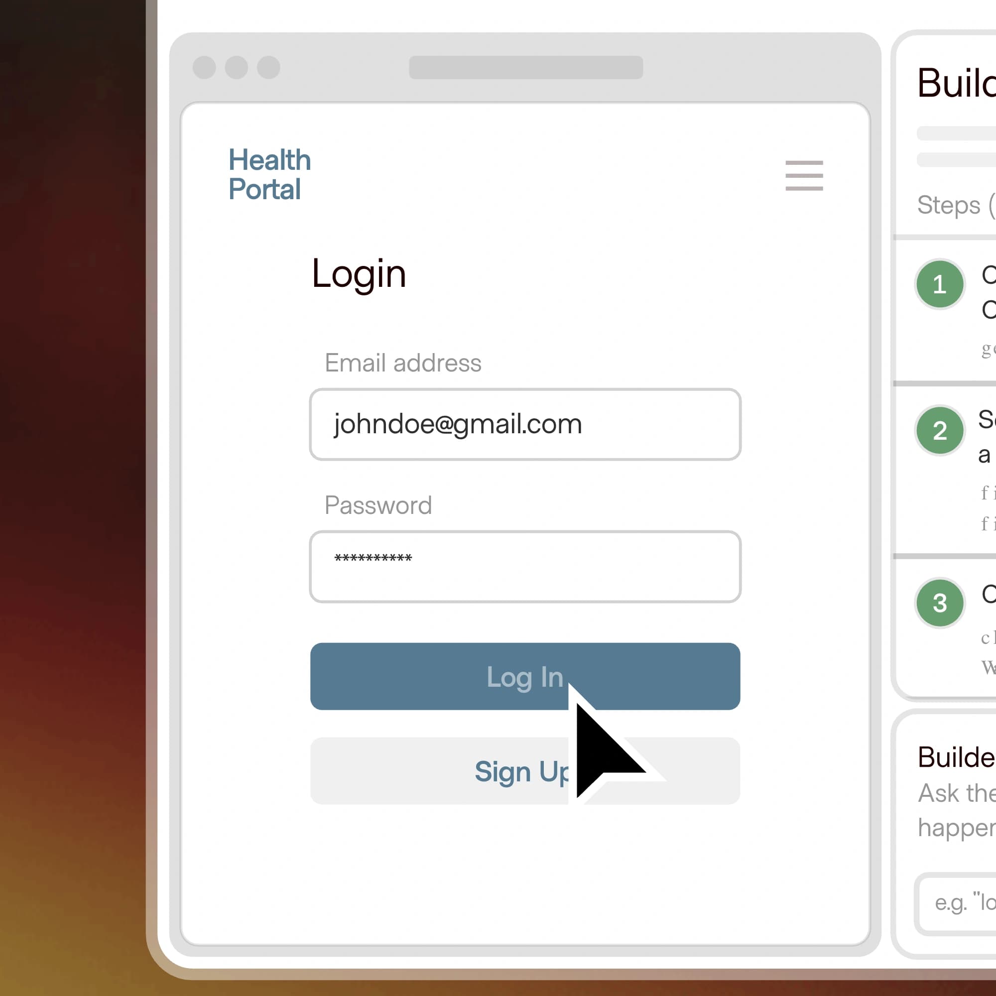 Champ managed browser authentication